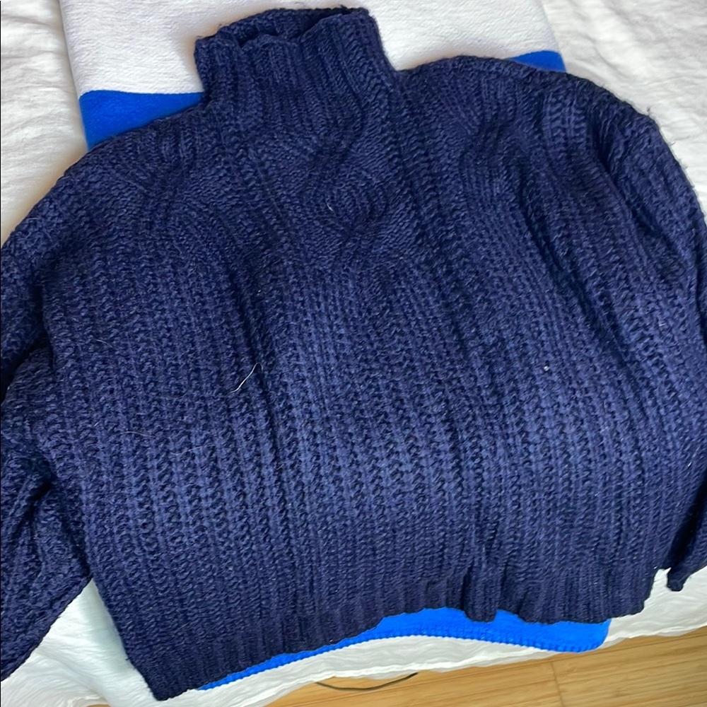 Navy Blue Women's Sweater